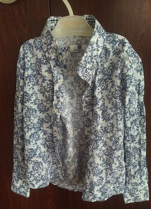 Рубашки для мальчика,стан идеальный,размер 5-6роков