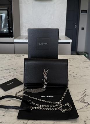 Шкіряна сумка kate saint laurent (оригінал) ysl