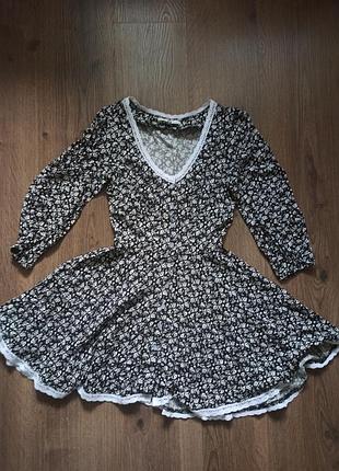 Невероятное сеные платья в цветы