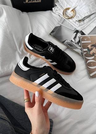 Adidas samba кросівки натуральна шкіра
