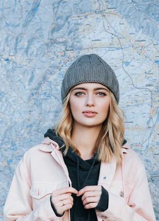 Зимова шапка модна parker від loman! польща!