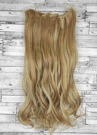 6233 трессы набор волнистые русый золотистый с мелированием №27h613 термо