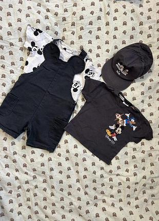 Комбінезон hm, кепка, футболка zara