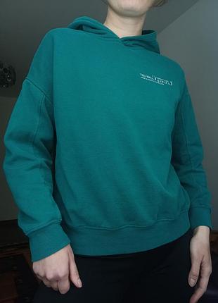 Зеленый свитшот, размер s