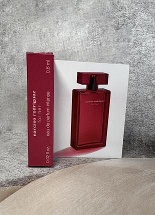 Оригінал пробник Narciso rodriguez for her toilette intense
