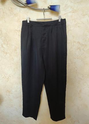 Гарні штани банани віскоза льон