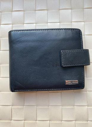 Шкіряний чоловічий гаманець jasper conran