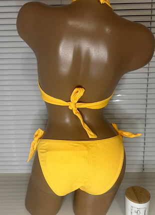 Раздельный купальник бандо пушап мелкий рубчик 4 цвета atlantic 899хф