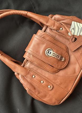 Нова шкіряна сумка domo 6