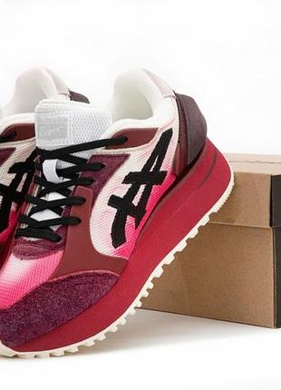 Женские кроссовки asics onitsuka tiger red white 36-37-38-39-40
