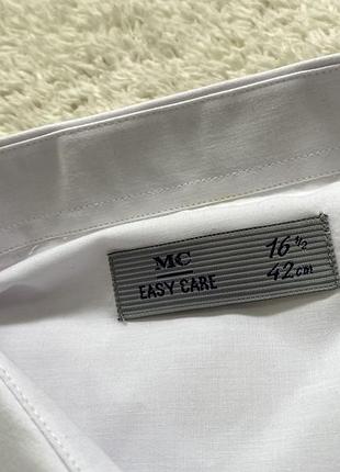 Теніска чоловіча біла mc easy care s/m 4