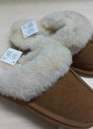 Тапочки домашние осень-зима овчина жен.39-40-41р.esmara германии