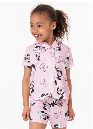 Розовая пижама мики маус disney minnie mouse kids shortie (7 -8 лет)