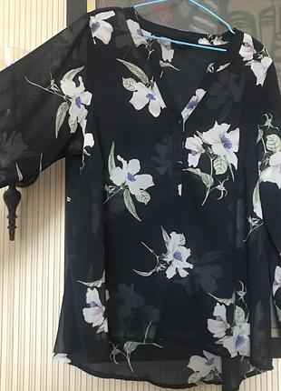 Легка прозора блуза zizzi 60