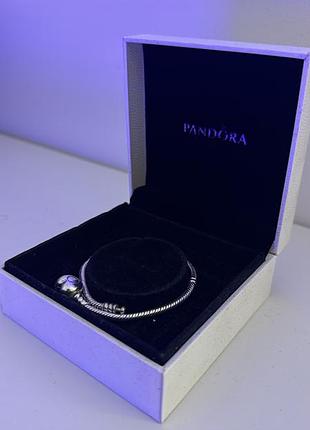 Браслет із застібкою у формі серця pandora для шармів