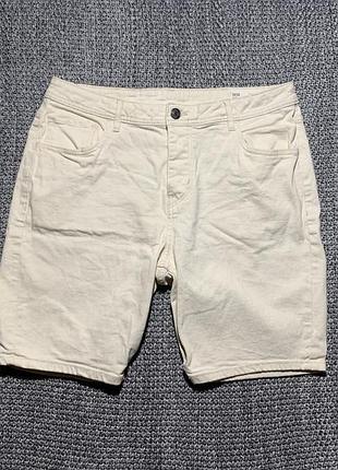 Шорти котонові denim co чоловічі свіьло бежеві