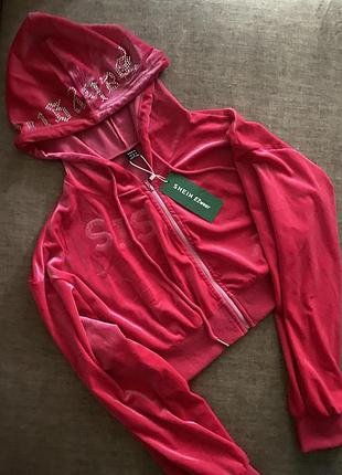Спортивна кофта укорочена shein2 фото