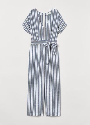 Комбинезон из смесового льна