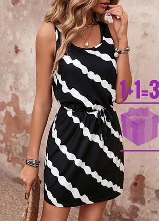 🥰 міні сукня в геометричний принт shein xl