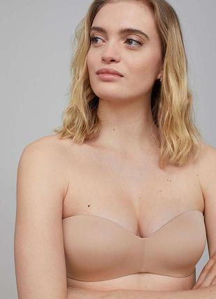 H&m-38р.-бюстгальтер бежевий
