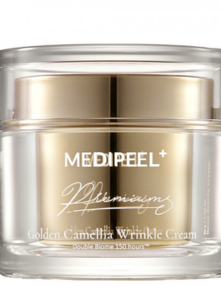 Medipeel premium golden camellia wrinkle cream 50 ml преміальний крем з екстрактом камелії