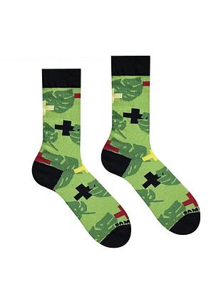 Високі шкарпетки sammy icon з тропічним листям tropic mes