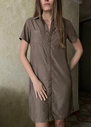 Платье рубашка от uniqlo