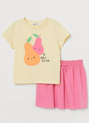 Детский летний костюм комплект h&m на девочку 50918
