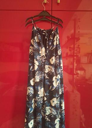 Длинный асимметричный сарафан