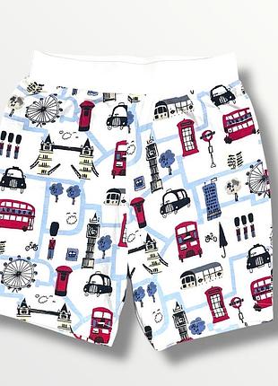 Next шорты легкие из чистого хлопка на лето