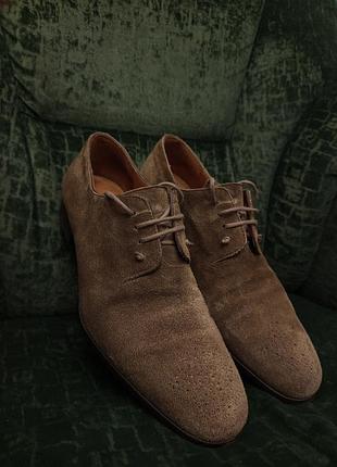 Мужские замшевые туфли jean baptiste speedcross 40 зеленые