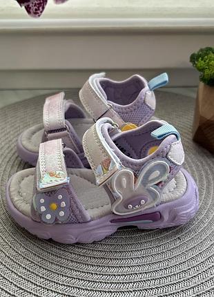 Босоніжки дитячі clibee для дівчинки,сандалі літні,21,22,23,24,26