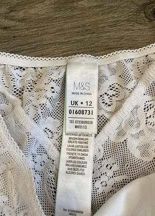 Жіночі білі трусики розмір м m&s4 фото