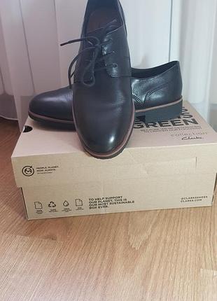 Стильные новые туфли clarks.
 брогги.