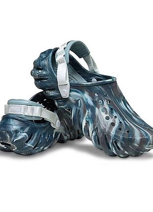 Crocs крокс сабо клоги echo marbled clog