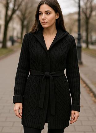 Кардиган черный размер l-xl (48-50)