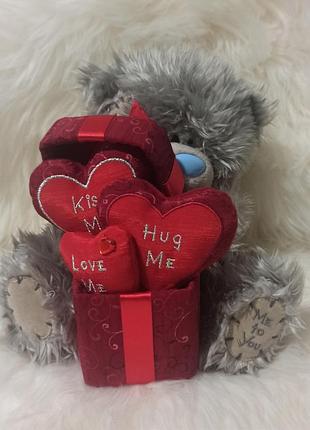 Медвежонок teddy me to you с коробкой сердечек
