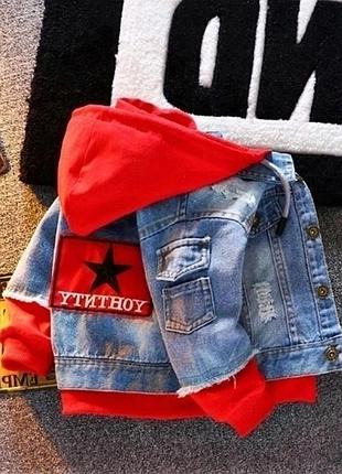 Детская джинсовка для мальчиков