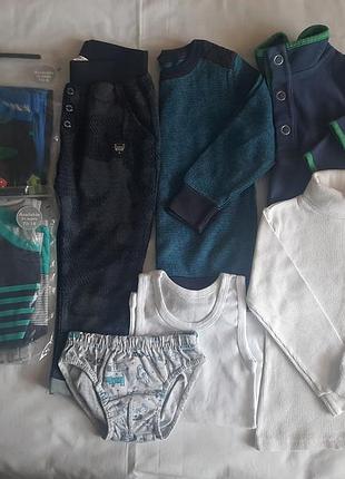 Пакет одежды для мальчика р. 2-3 года.