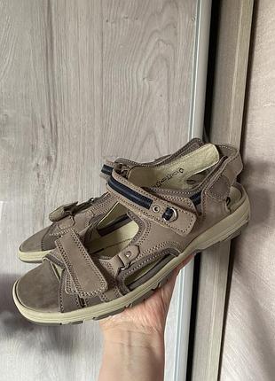 Шкіряні сандалі waldlaufer 39-40 розмір