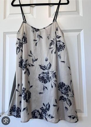 Легкое платье сарафан на бретелях фирмы topshop размер л