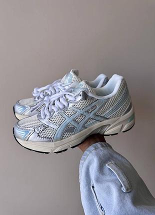 Женские кроссовки asics gel-1130 kith "cream/starlight blue"