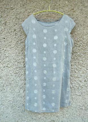 Платье 100% лён