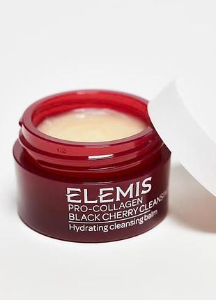 Бальзам для вмивання "чорна вишня" elemis pro-collagen black cherry cleansing balm 20g