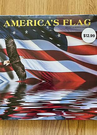 Календар 2020 із прапорами америки: america’s flags: новий