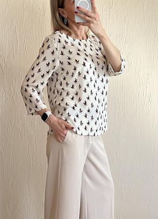Шикарна блузка laura ashley, блузa с красивым рисунком, блузки