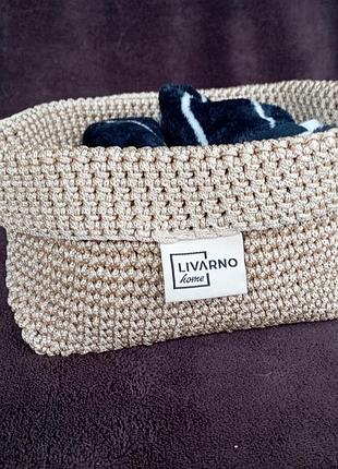 Корзинка плетёная органайзер, 25*12