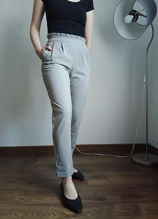 Базовые серые брюки, 36 размер