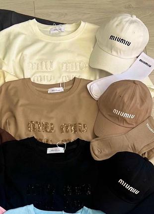 🔝 new collection✅ комплект футболка+шкарпетки+бейсболка