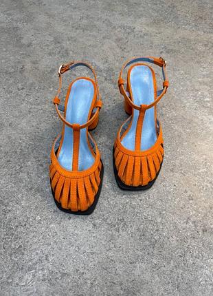 Ексклюзивна новинка 🤩 переплетені босоніжки із натуральної замші будь-який колір 🤩 діора 8